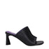 Stella McCartney Black Leather Stiletto Heels Sandals
